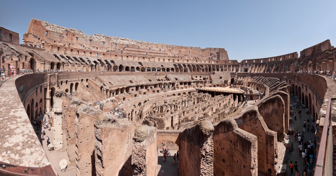 Colosseo di Roma panoramic