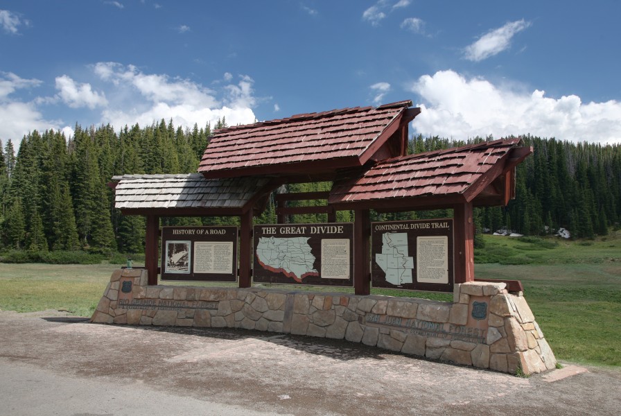 Continental Divide sign