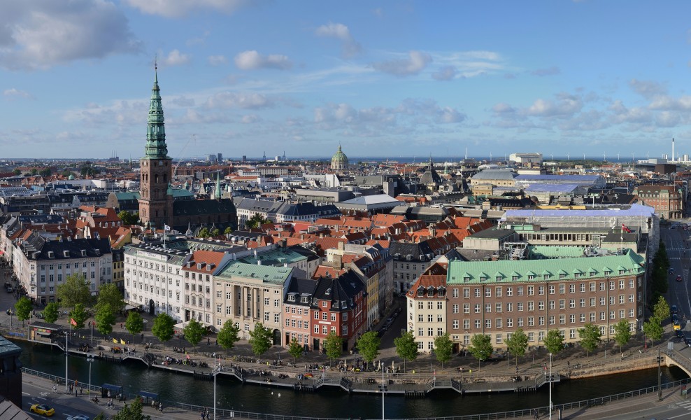 Copenhagen - view from Christiansborg castle