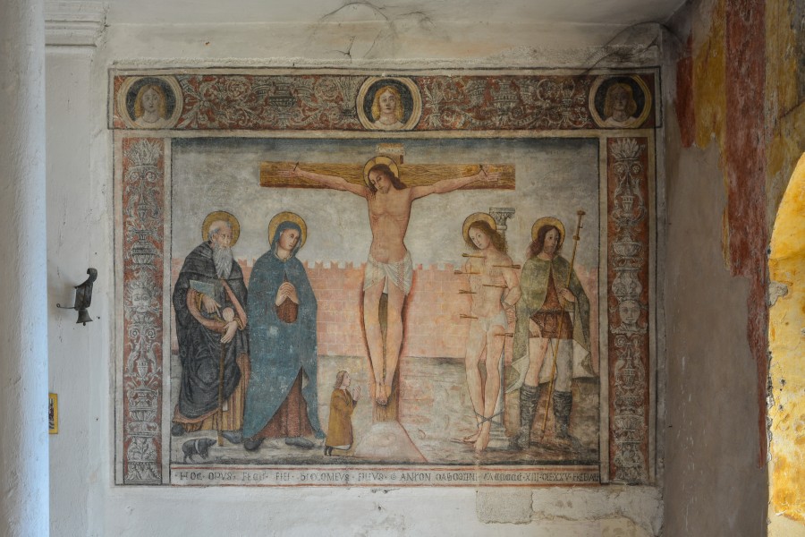 Corsica Calvi Oratoire Saint-Antoine fresco