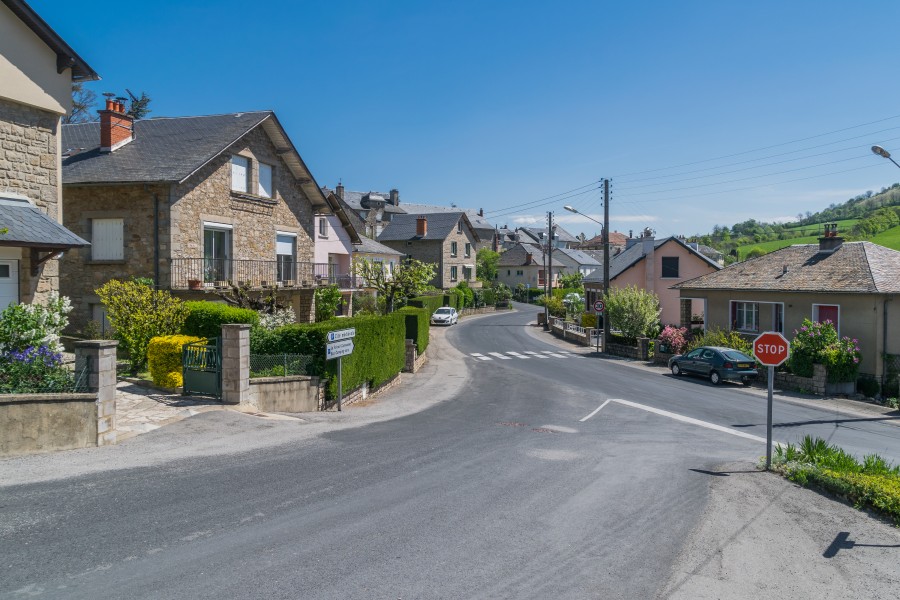 Crossroads in Severac-le-Chateau