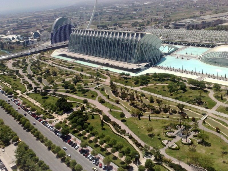 Cuidad Ciencias y las artes en Valencia
