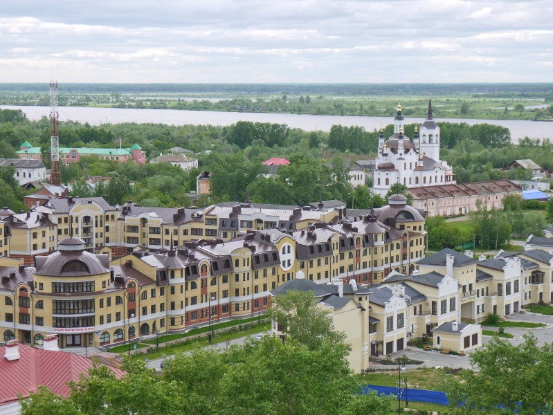 Вид Тобольска с Тобольксого кремля2