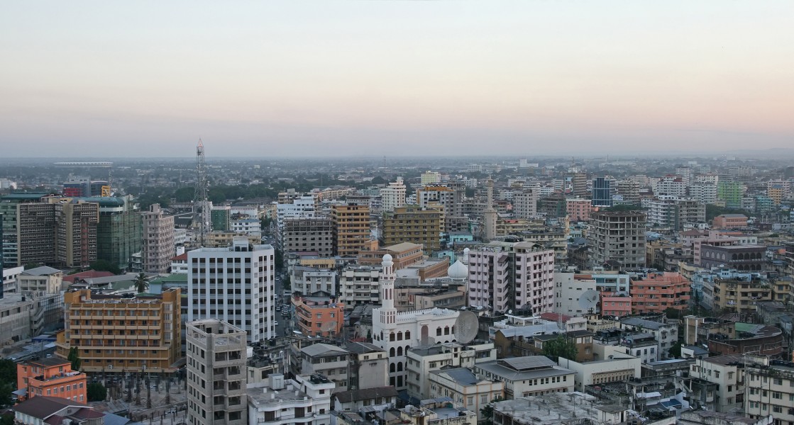 Dar es Salaam before dusk