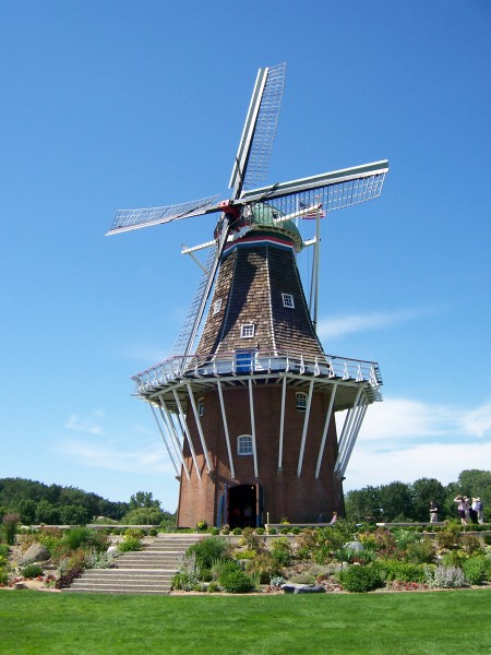 De Zwaan Windmill in Holland, Michigan