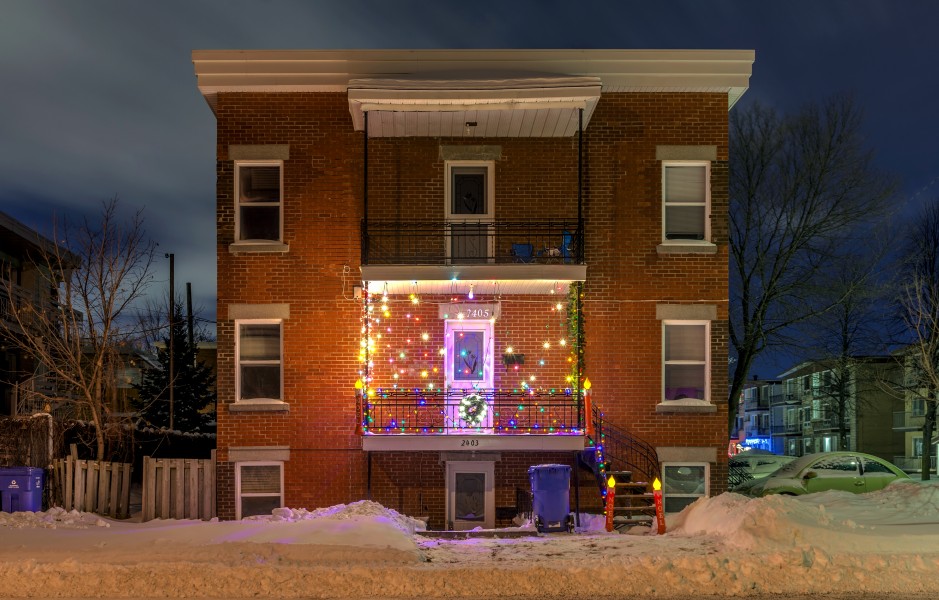 December 25 at 1 am 2017, Québec City Limoilou, Canadá 03
