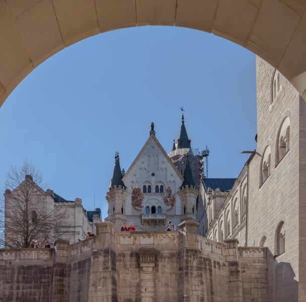 Detalles del castillo de Neuschwanstein, Füssen, Alemania, 2012-10-07, DD 03