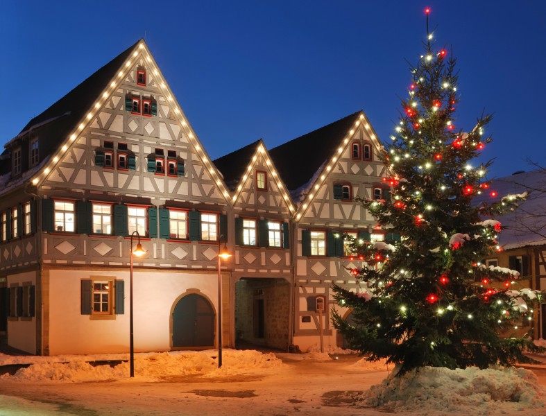 Dreigiebelhaus Weihnachten 2010
