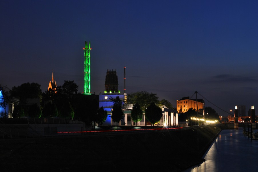 Duisburg Innenhafen bei Nacht, CN I