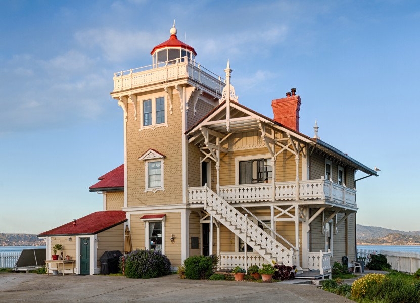 East Brother Light on an early morning in March
