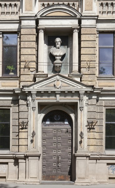 Edificio en Krisjiana Valdemara iela, Riga, Letonia, 2012-08-07, DD 02
