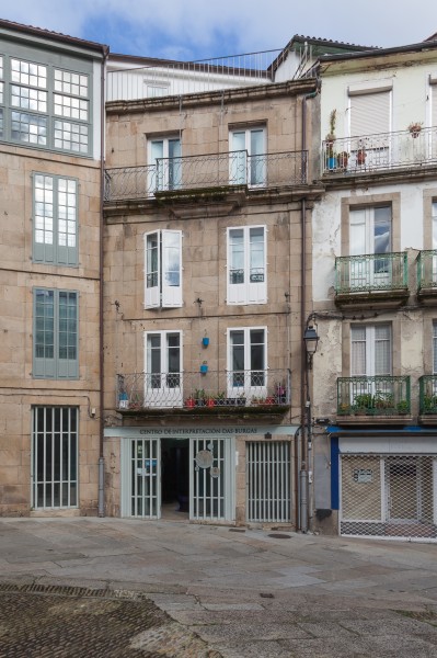 Edificio na zona vella de Ourense. Galiza Eue