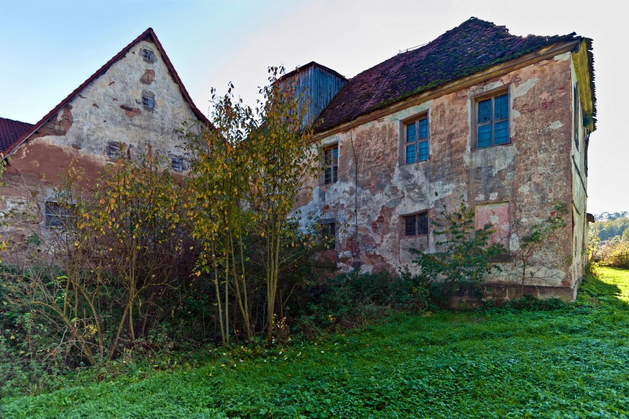 Ehemalige Wassermühle (Bruckberg - Land - Mittelfranken)) HaJN 4849