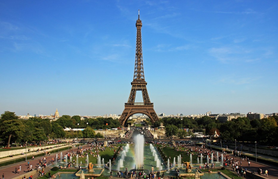 Eiffel tower from trocadero