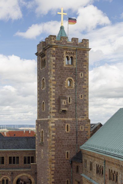 Eisenach Germany Bergfried-of-Wartburg-Castle-01