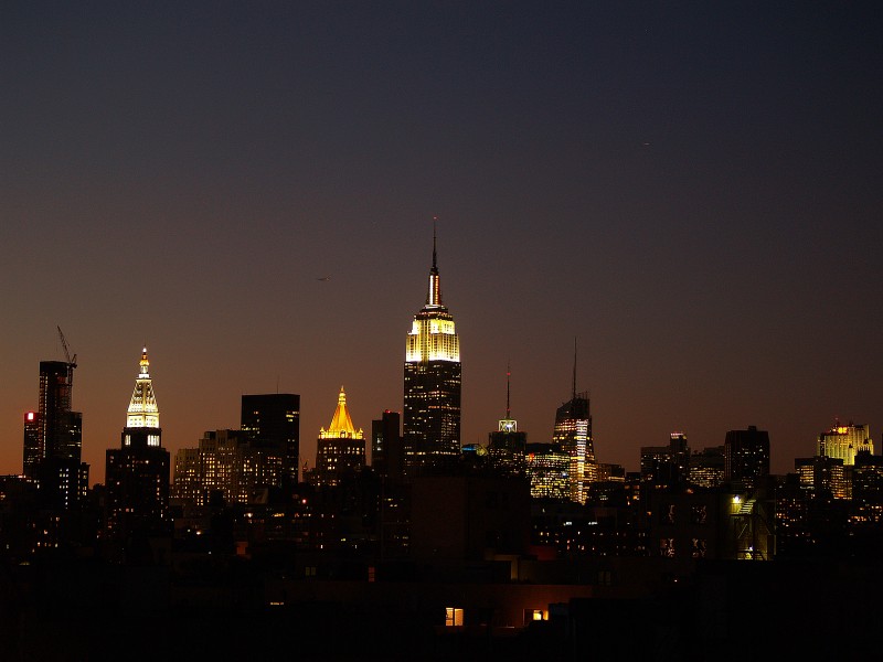 Empire State Building Cityscape at Dusk