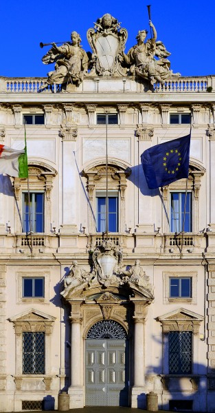 Entrance of Constitutional Court of Italy