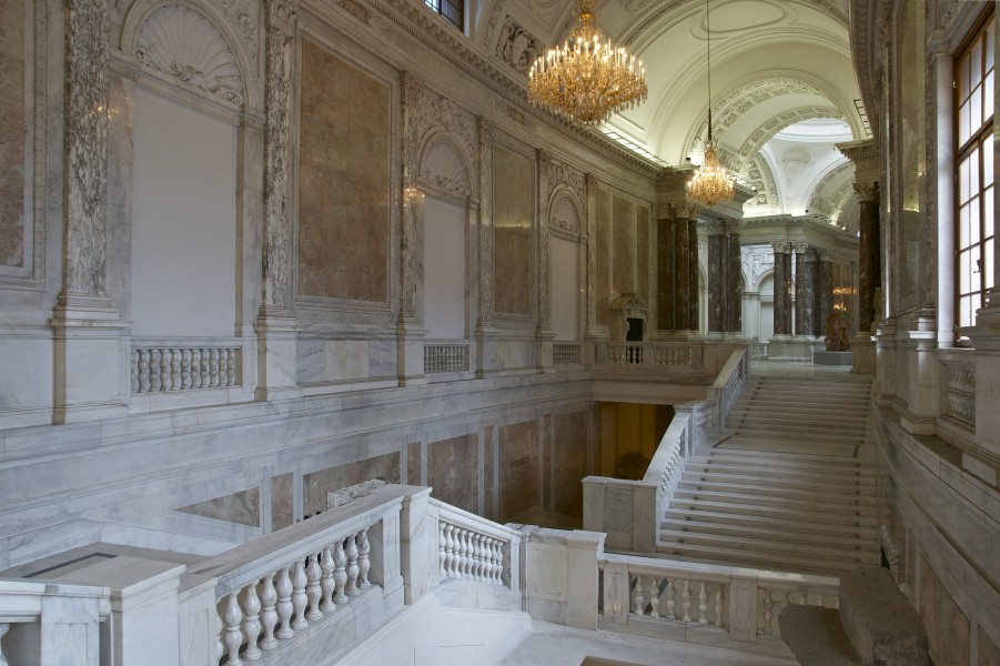 Escalier monumental Neue Burg Vienne