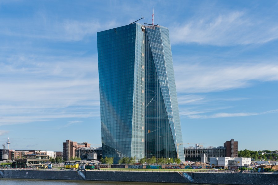European Central Bank - building under construction - Frankfurt - Germany - 14