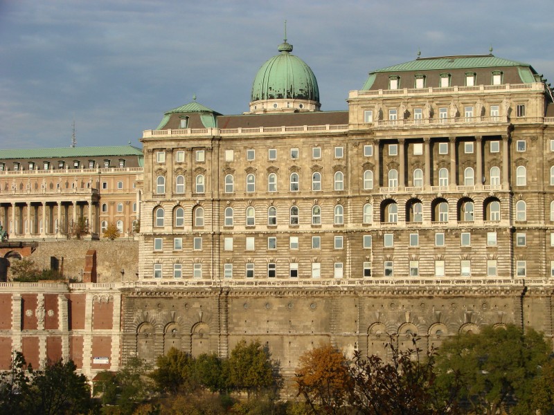 Facades on Castle Hill - Buda Side - Budapest - Hungary
