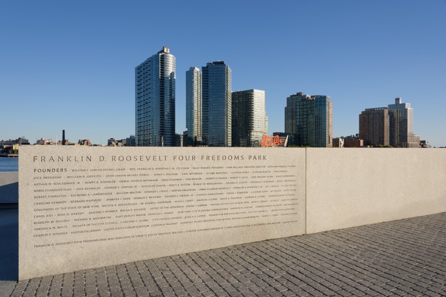 FDR Four Freedoms Park New York October 2016