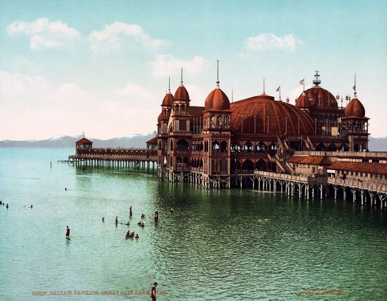 Flickr - …trialsanderrors - Saltair Pavilion, Great Salt Lake, Utah, 1901