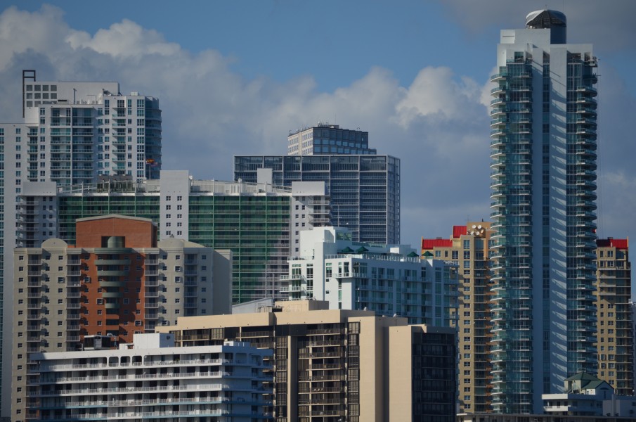 Forced perspective buildings 200mm focal length
