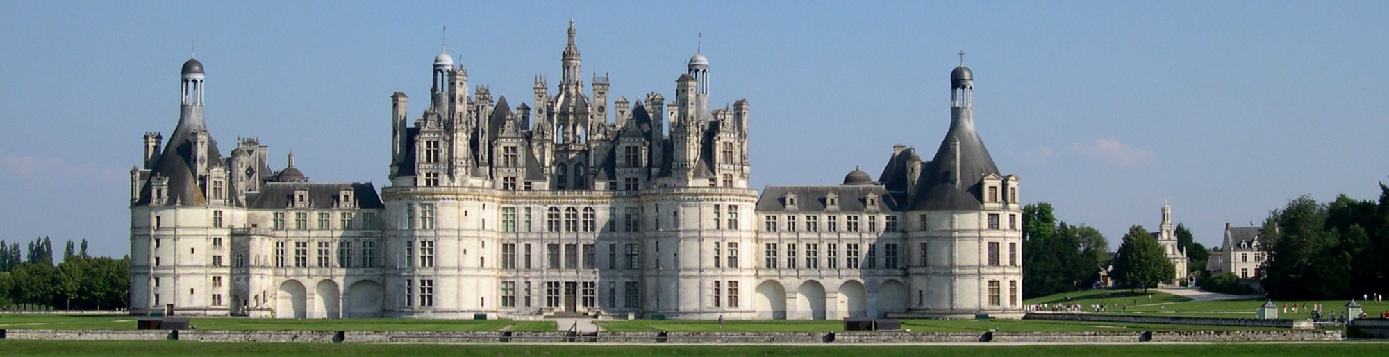 France Loir-et-Cher Chambord Chateau panorama