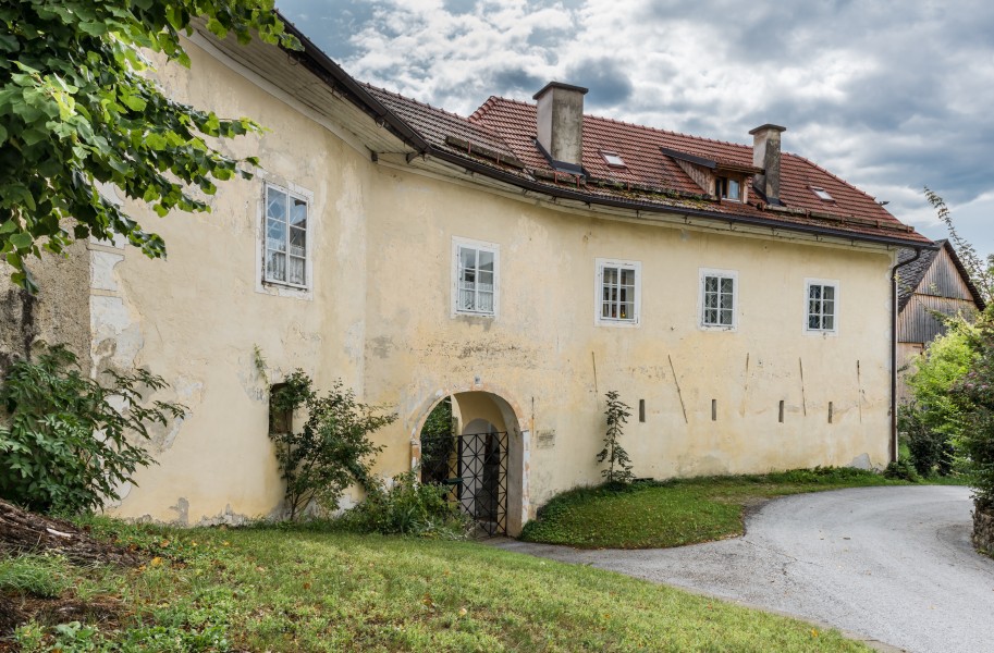 Frauenstein Obermühlbach 1 Pfarrhof Nord-Ansicht 21082017 0447