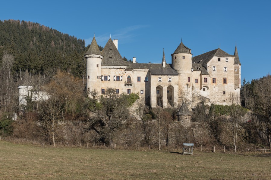 Frauenstein Schloss Frauenstein SW-Gesamtansicht 14122016 5639