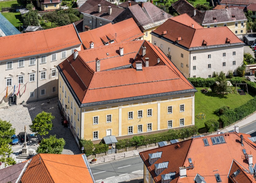 Friesach Wiener Straße 6 ehem Propsteihof West-Ansicht 04092017 0660