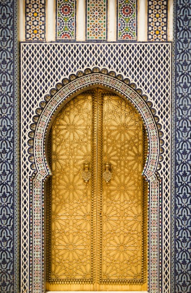 Gate to the Royal Palace in Fes