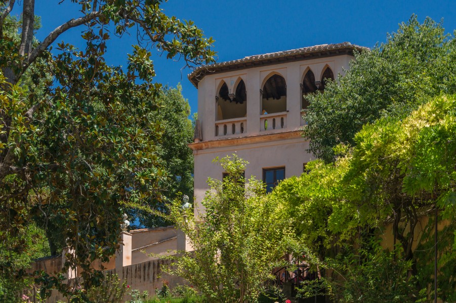 Generalife palace, detail, Granada, Spain