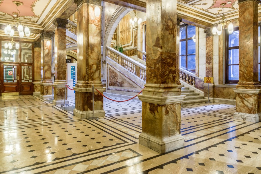 Glasgow City Chambers - Carrara Marble Staircase - 4