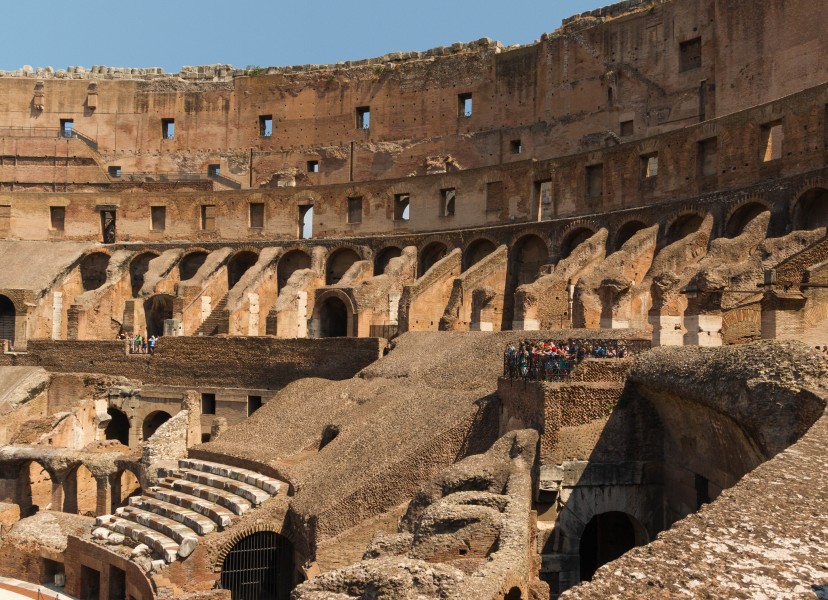 Gradins Colisée Rome Italie