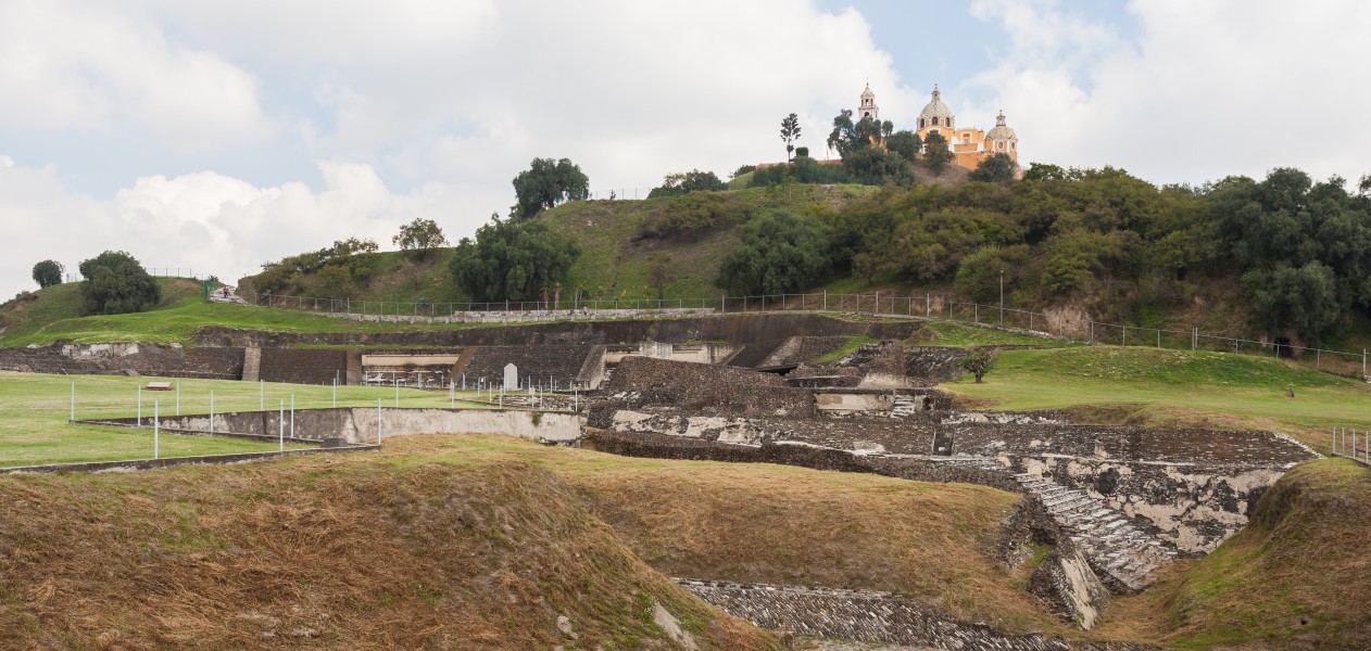 Gran Pirámide de Cholula, Puebla, México, 2013-10-12, DD 04