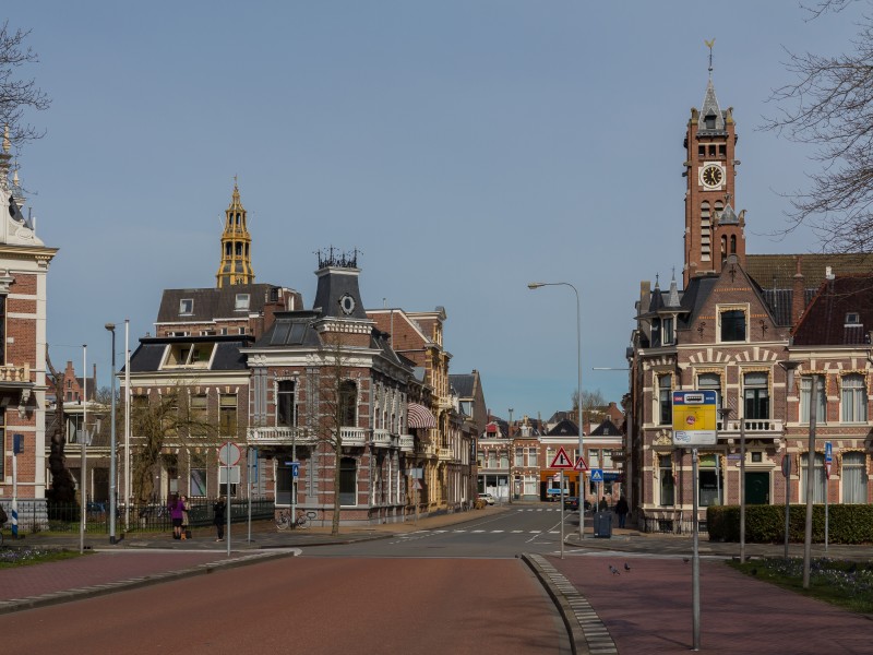 Groningen, straatzicht, Stationsstraat foto4 2015-03-22 12.22