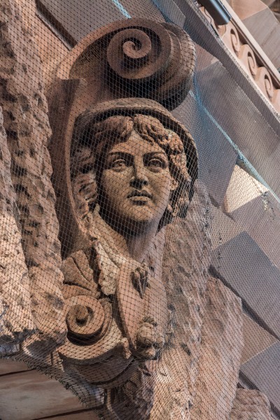 Hamburger Hof (Hamburg-Neustadt).Fassade Große Bleichen.Detail.1.29188.ajb