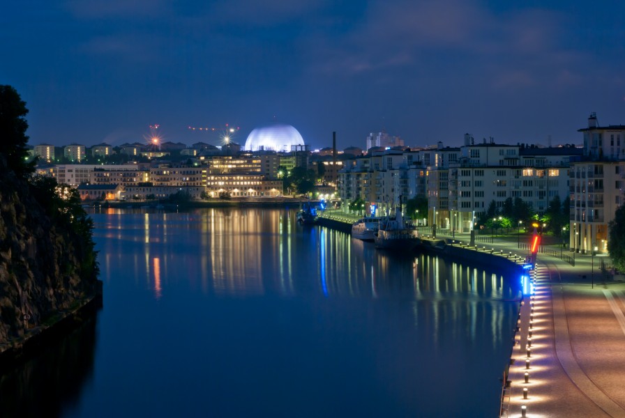 Hammarby sjöstad from Danviksbron