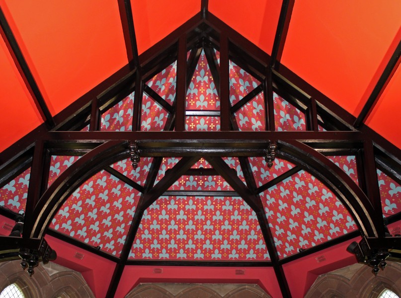 Hammer beam roof, St Nicholas, Halewood