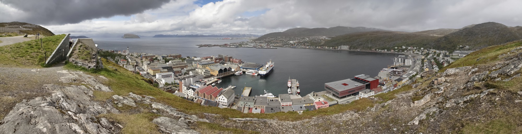 Hammerfest from ridge of Salen, 2012 June