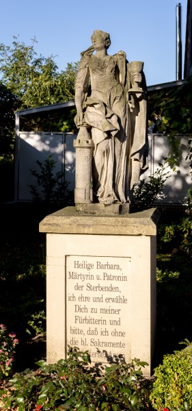 Hausdülmen, Bildstock -Heilige Barbara- -- 2013 -- 1-3
