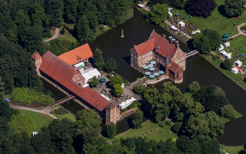 Havixbeck, Burg Hülshoff -- 2014 -- 9333 -- Ausschnitt