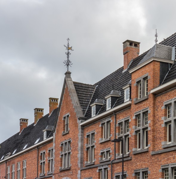 Het Poortgebouw in Rekem (deelgemeente) van Lanaken provincie Limburg in België 04