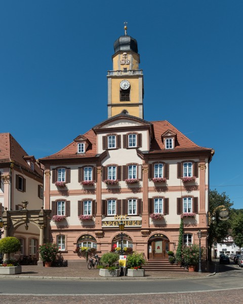 Hof-Apotheke, Bad Mergentheim, South view 20150726 1