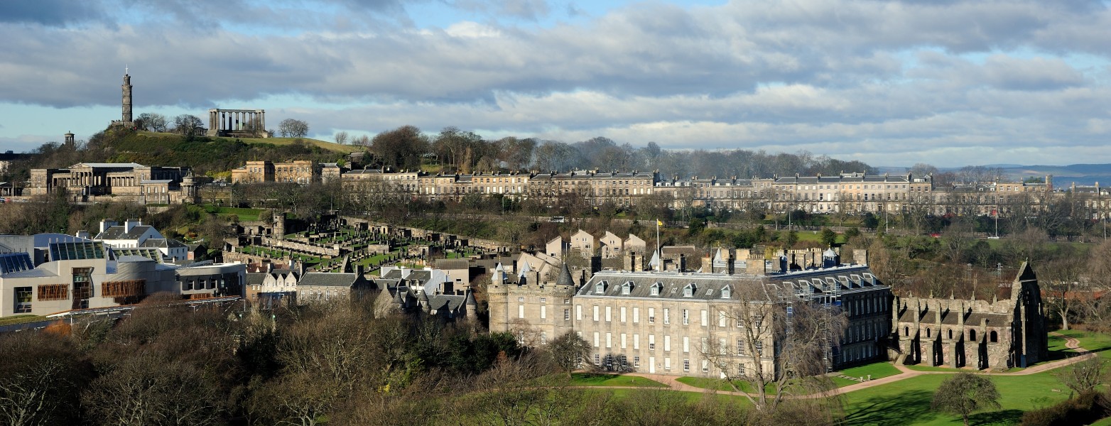 Holyrood Palace Abbey Calton Hill