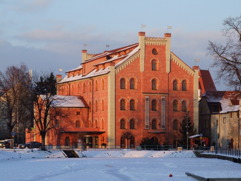 Hotel Budweis (in the evening)