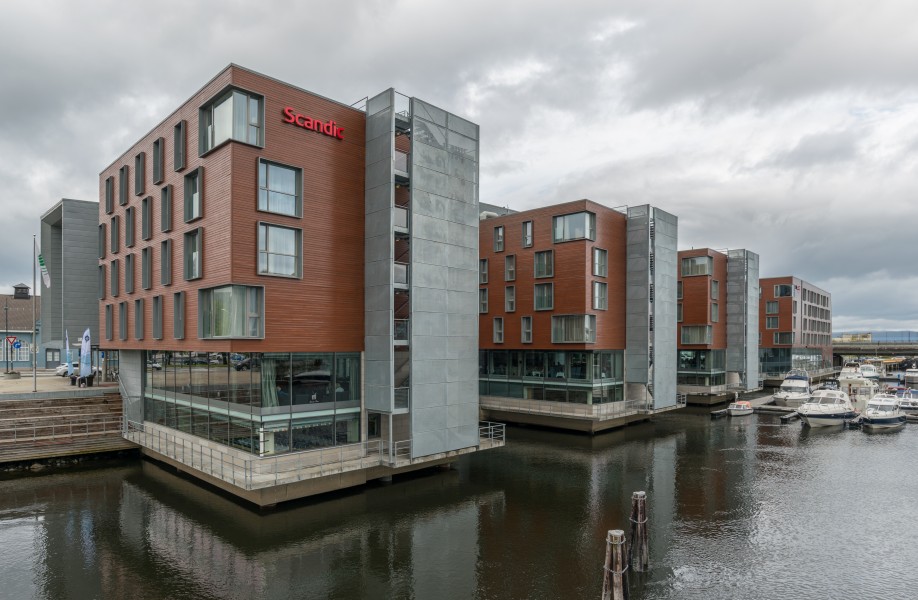 Hotel Scandic Nidelven, Trondheim, Southeast view 20150605 1