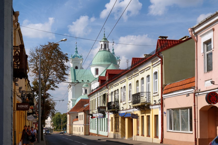 Hrodna. Karl Marx Street