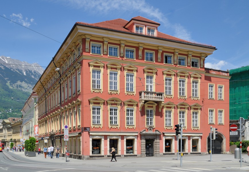Innsbruck - Eckhaus Maria-Theresia-Straße, Salurnerstraße